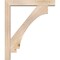Ekena Millwork Imperial Block Smooth Bracket w/ Offset Brace, Douglas Fir, 5 1/2"W x 32"D x 38"H BKT0604X32X38IMP05SDF - alternate 2
